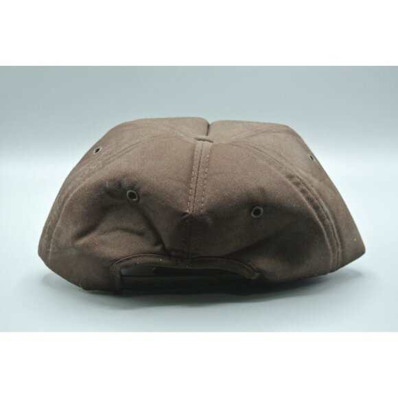 Copps Buildall Trucker Hat Cotton Snapback Athletic Headwear OS Vtg Brown White - Picture 4 of 7